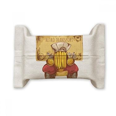 Imagem de Bolsa de linho de algodão com desenho animado retrô vintage para transporte de carro Grã-Bretanha, Reino Unido