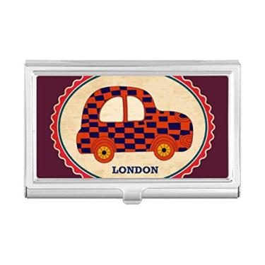 Imagem de Little car UK London Carimbo Britânico Porta-cartão de visita Carteira de bolso
