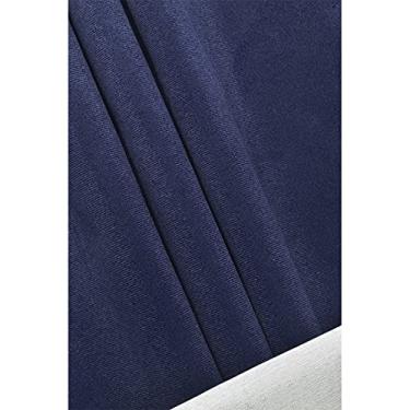 Imagem de Genérico - Tecido Suede Liso (veludo) - 1,45m de Largura - Azul Marinho