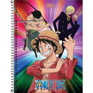 Imagem de Caderno One Piece Personagens - 160 Folhas - Tilibra