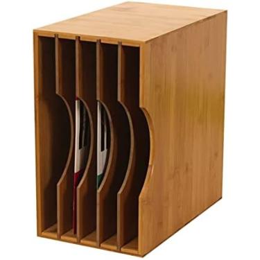 Imagem de Rack De Armazenamento De Discos De CD Rack De Armazenamento De Discos De Vinil - Suporte De Discos De Vinil - Rack De Armazenamento De Vinil - Suporte De Registro Para Armazenamento De LP - Organi