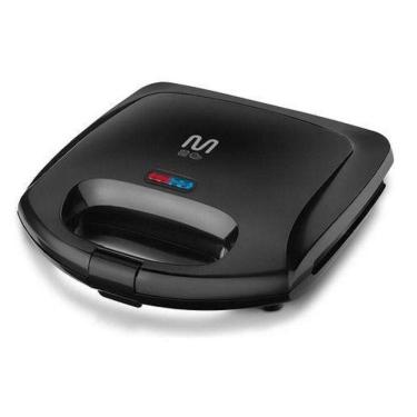 Imagem de Sanduicheira Misteira Elétrica Grill Versátil Prática Grelhador Tostadeira Multifuncional Cozinha