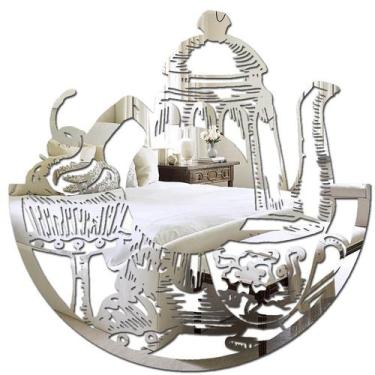 Imagem de Espelho Decorativo Decoração Cozinha Casa Decoracao 1 - 3D Fantasy