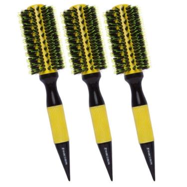Imagem de 3UN Escova Thermal Ceramica Basic Yellow 57MM Marco Boni