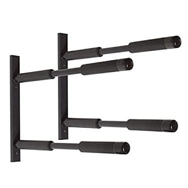 Imagem de Rack de armazenamento de surf para montagem em parede de prancha de surf 110LBS com braços acolchoados angulares para 2 pranchas de surf ou prancha de remo SUP sustentam até uma placa larga