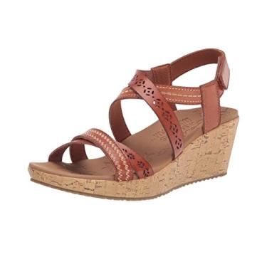 Imagem de Skechers Sandália feminina de cortiça, Bolsas, Malas, 5