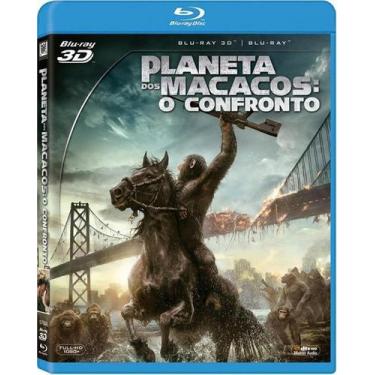 Imagem de Planeta Dos Macacos O Confronto - Blu-Ray 3D + Blu-Ray Filme Ação - Fo