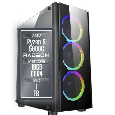 Imagem de PC Gamer 3Green Winner, AMD Ryzen 5 5600G, 16GB DDR4, SSD 1TB, Gráficos Radeon VEGA, Fonte 500W - GSW-24008