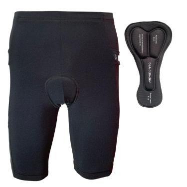 Imagem de Bermuda Ciclista DA Modas Com Forro De Espuma Com Dois Bolso Lateral-Masculino