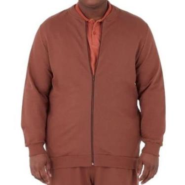 Imagem de Jaqueta Masculina Plus Size- Básica em Moletom Flanelado Malwee-Masculino