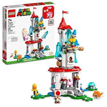 Imagem de LEGO® Super Mario™ - Conjunto de Expansão Traje Peach Gata e Torre Gelada 71407 (494 peças)
