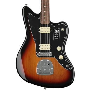 Imagem de Fender Guitarra elétrica Player Jazzmaster, com garantia de 2 anos, Sunburst em 3 cores, escala Pau Ferro