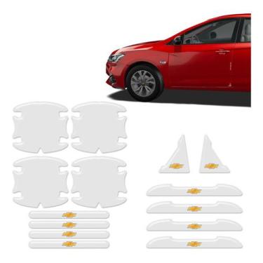 Imagem de Kit Completo Protetor Maçaneta Transparente Resinado - SPORTINOX,  CHE