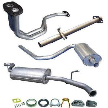 Imagem de Escapamento Completo Pick Up Uno 1.3 8v 1988 1989 1990 1991 - ScapJá
