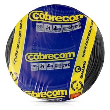 Imagem de Cabo flexivel 10,0 mm2 pt 100 metros cobrecom