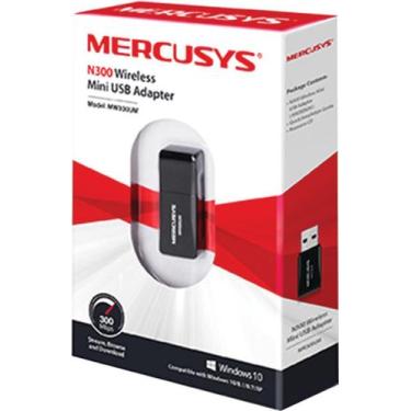 Imagem de Mini adaptador usb wireless n300 mw300um - Mercusys, Mw300um, 2 anos