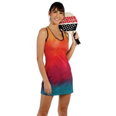 Imagem de Vestido Beach Tennis Feminina - Kanxa , Feminino, M, Laranja
