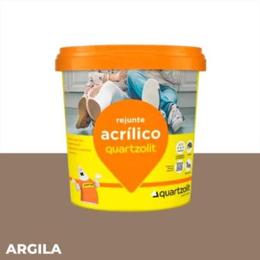 Imagem de Rejunte Quartzolit Pronto Para Uso 1kg Impermeável Antimofo Varias Cor