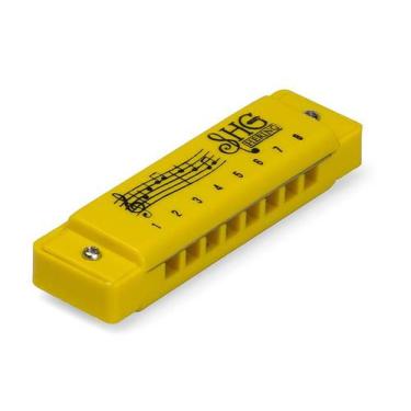 Imagem de Gaita de boca hering junior amarela jram