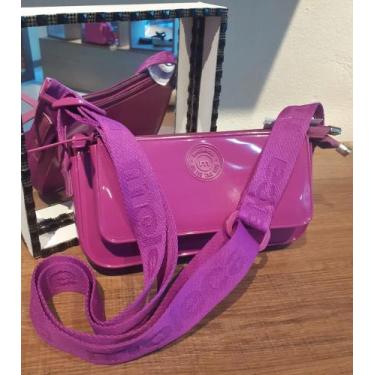 Imagem de Bolsa Moleca Fucsia (Roxa) Alça Transversal Feminina - Mobelli Cosméti
