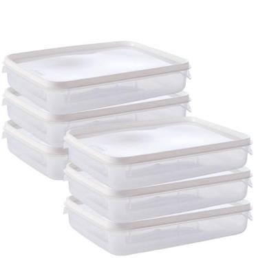 Imagem de Pote de plástico transparente para freezer e micro-ondas 2 litros com 