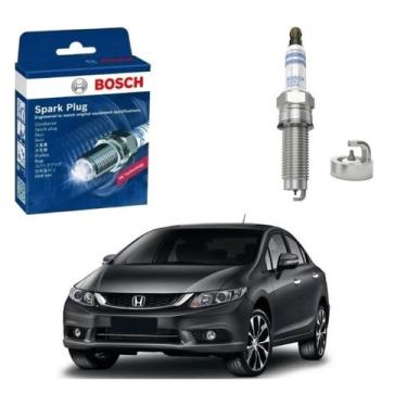 Imagem de Vela Ignicao Civic 1.8 2.0 Crv Hrv Duplo Iridium Yr7Sii330U - BOSCH