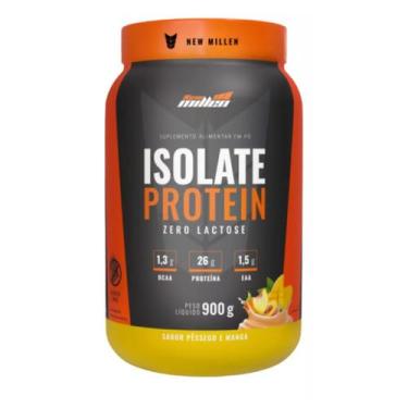 Imagem de Isolate Protein Zero Lactose 900g - New Millen, Pêssego e Manga