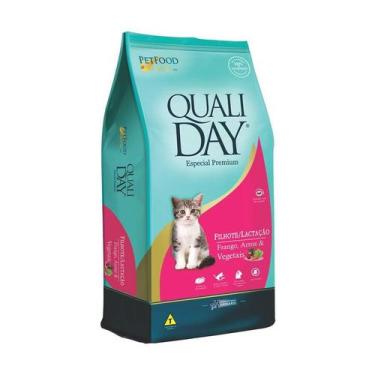 Imagem de Ração Qualiday para Gatos Filhotes Sabor Frango - 1kg - Pet Food Solut