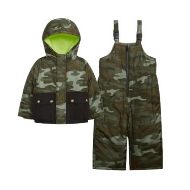 Imagem de Carter's Roupa de neve de 2 peças pesadas para bebês meninos, Camuflagem verde-, 12 Meses
