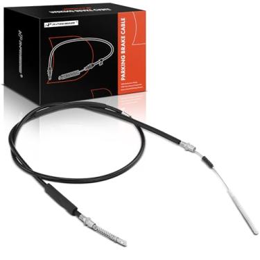 Imagem de A-Premium Conjunto de cabo de freio de estacionamento do lado do passageiro traseiro compatível com modelos Chevrolet e GMC: Blazer 1998-2005, Jimmy 1998-2001 - Substituição # 15074592, 15724600