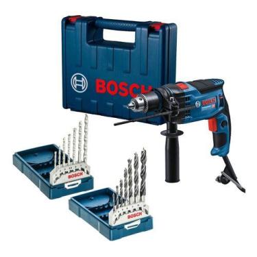 Imagem de Furadeira Impacto Bosch 13mm Gsb 16re 850w Kit Brocas 220v, 220V