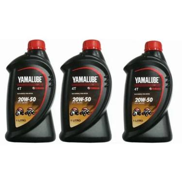 Imagem de  Óleo 4t 20w50 Yamalube Mineral Kit Com 3 Litros