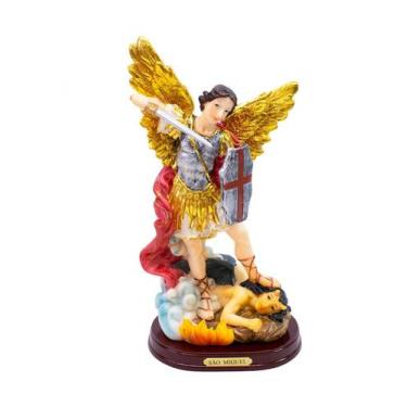 Imagem de São Miguel 21cm Enfeite Religioso - Taimes