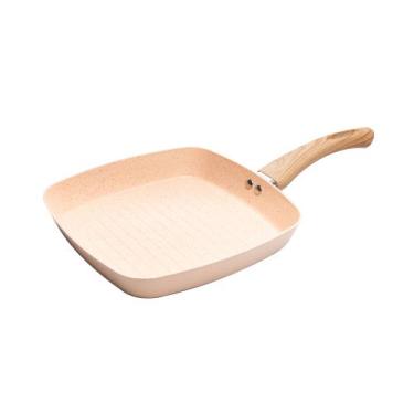 Imagem de Bistequeira de inducao com revestimento ceramico bege 24cm - LYOR