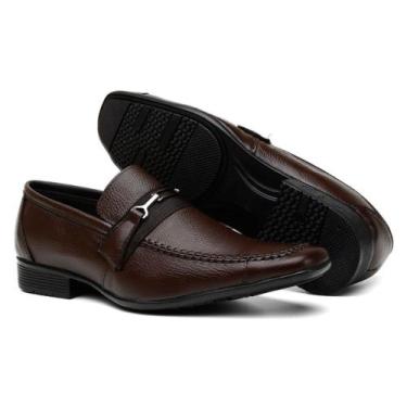 Imagem de Sapato Masculino Social em Couro Legítimo com Costura Manual - Simon V