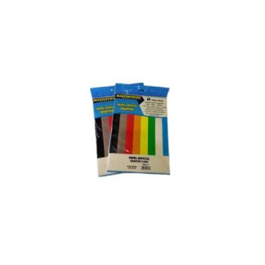 Imagem de Papel Especial Criativo Masterprint A4 Coloridos 75g 90 Folhas