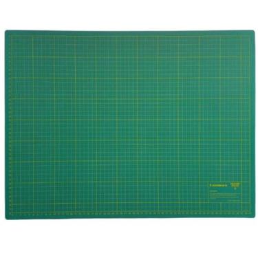 Imagem de Base Corte A1 90x60cm Dupla Face - Patchwork Artesanato Lanmax, Verde