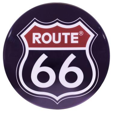 Imagem de Luminoso de Parede Route 66 Retrô Vintage para Bar, Garagem, Churrasqueira, Espaço Gourmet