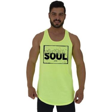 Imagem de Regata Longline Estampada Masculina MXD Conceito Soul, Masculino, Amar