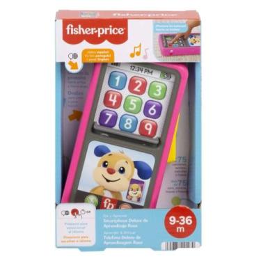 Imagem de Telefone Deluxe de Aprendizagem Rosa Fisher-Price Mattel, Colorido, Fi