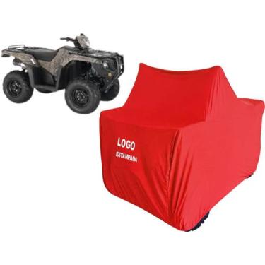 Imagem de Capa Para Cobrir Quadriciclo Honda FourTrax Foreman Rubicon - Mz, Verm