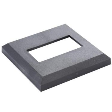 Imagem de Canopla ABS 50x25 Preta - 6 Unidades - GO2HOME
