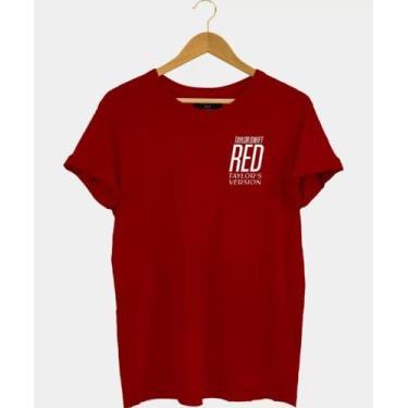 Imagem de Baby Look Taylor Swift Red Taylors Version Camisa Feminina - SEMPRENAL