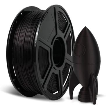 Imagem de FLASHFORGE Filamento PETG de fibra de carbono 1,75 mm, azul escuro, filamento de impressora 3D reforçado 1 kg, filamento PETG-CF leve e de alta resistência, forte e fácil de imprimir