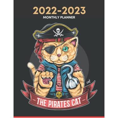 Imagem de Monthly planner: 24 Months Calendar Organizer and Appointments book | 4 pages per month with plenty of space for notes , … | A4 | Cat | Gifts for women , man , friends , coworkers