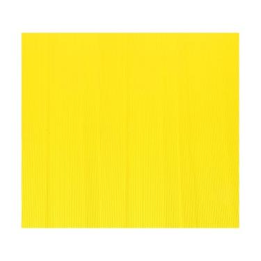 Imagem de Rebower Folhas de papelão ondulado, inserções de papelão ondulado [para projetos de artesanato e bricolage] - 50 x 68 cm/amarelo