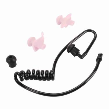 Imagem de Tubo Acústico, Silicone Ergonômico Plug and Play Fone de Ouvido de Substituição Tubo Acústico para Fones de Ouvido de Rádio Bidirecional (fones de ouvido rosa)