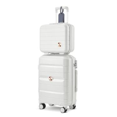 Imagem de Conjunto de Bagagem Somago Carry On 20" com Estojo Cosmético 14"