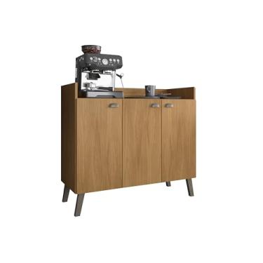 Imagem de Aparador Buffet Com 3 Portas Espaçoso Para Sala De Jantar Ay