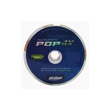 Imagem de Linha pop fishing 4x verde 0,45mm 100mt